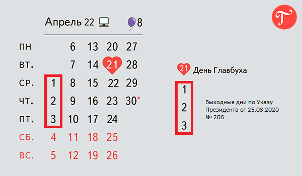 Новые изменения в производственном календаре от Путина